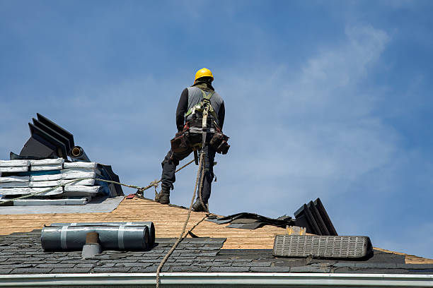 Professional Roofing technician working in Yorkville, OH